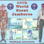 20th World Scout Jamboree commemorative stamp 2002-2003