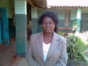 Mrs J.K. Mporokoso - Head Teacher, Chamboli Basic School 2010