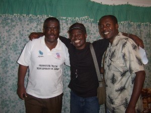 L-R John Katebe,Jaggary Chanda, Dr John Sendama - KitweOnLine