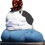 Obese lady