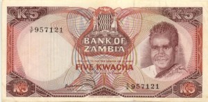 5 Kwacha note