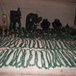 Necklaces - malachite 22 - Chisokone market - Kitwe