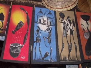 Paintings 5 - Chisokone market - Kitwe