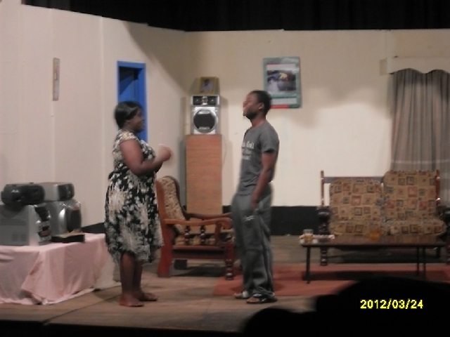 Scene from In Laws 2 - Kitwe Little Theatre