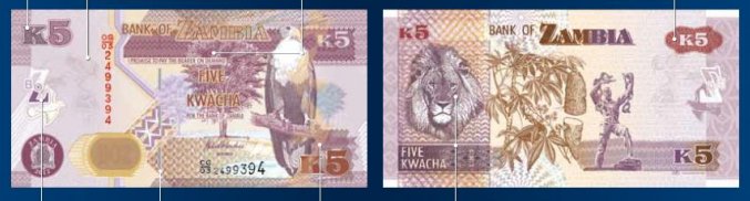 K5 - Zambian Kwacha