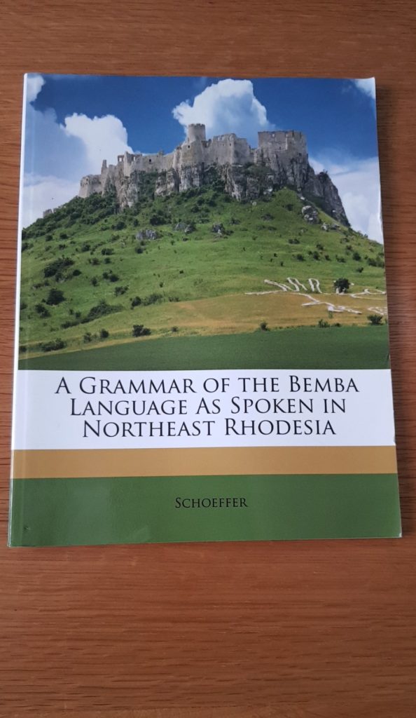 A Grammar of the Bemba Language - Schoffer