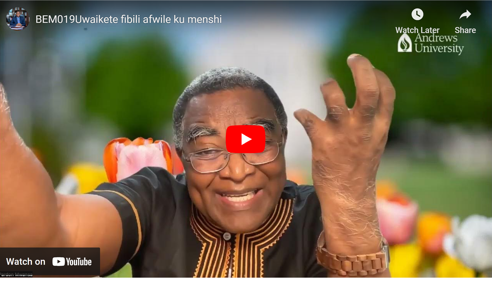 Dr Pardon Mwansa