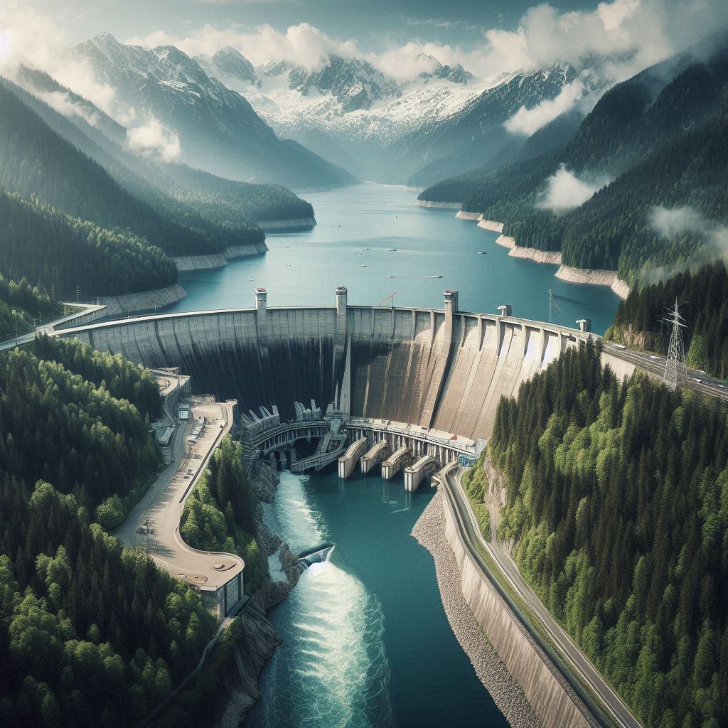 a hydroelectric dam