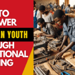 Youth engaged in vocational training